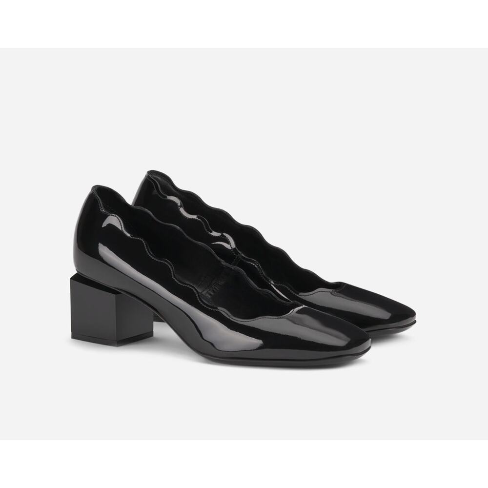 AGL Angie Wave Patent Leather Pump Womens Shoes Sz US6 New - Picture 1 of 16
